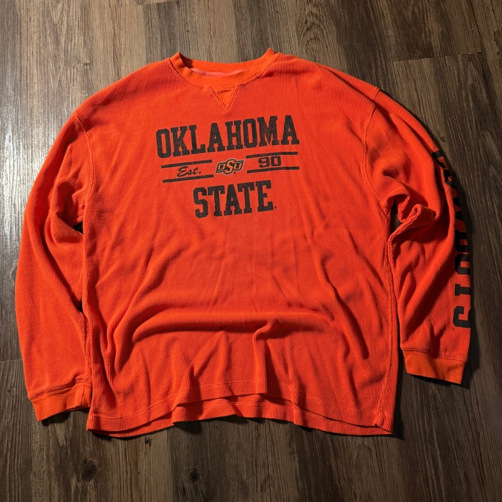 Oklahoma State Cowboys Pro Edge Thermal Shirt Mens‎ XL Orange OSU